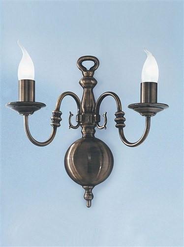 Halle 2 Arm Large Wall Bracket - London Lighting - 1