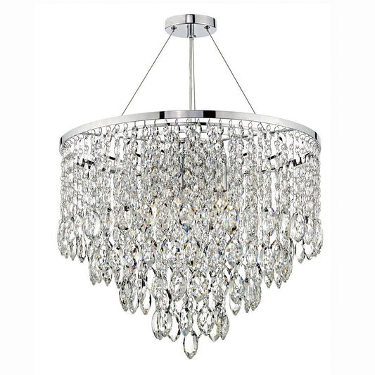 Pescara Polished Chrome 5 Lights Pendant Light - London Lighting - 1