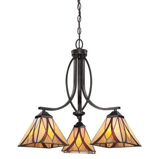 Quoizel Asheville 3 Light Chandelier - London Lighting - 1