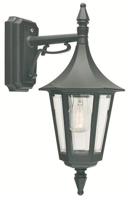 Rimini Black Down Wall Lantern - London Lighting - 1