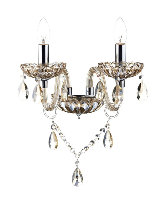 Raphael Champagne Gold Wall Light - London Lighting - 1