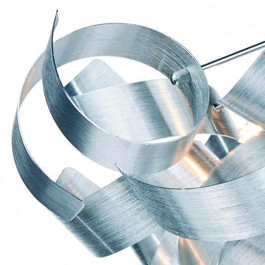 Rawley Silver 4 Lights Flush Light - London Lighting - 2