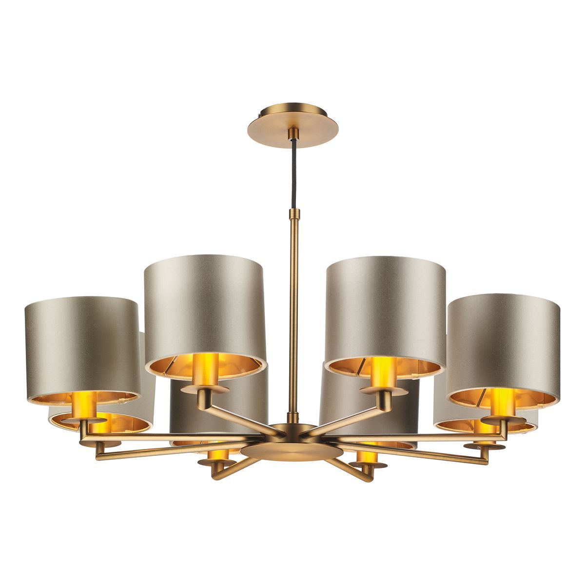 Homerton 8 Light Pendant In Bronze - ID 8683