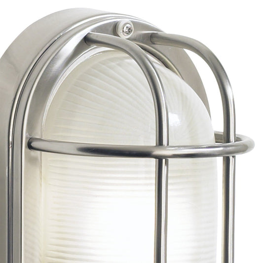 Salcombe Small Oval Steel Wall Light - London Lighting - 2
