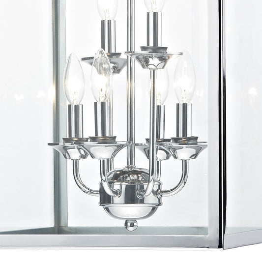 Senator Polished Chrome 6 Lights Pendant Light - London Lighting - 2