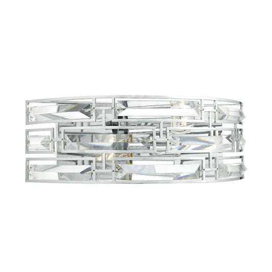 Seville 2 Light Crystal Wall Light - London Lighting - 1