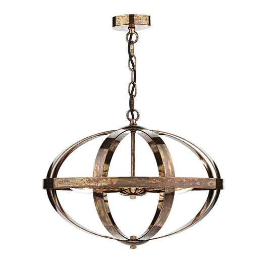 Symbol Copper 3 Lights Pendant Light - London Lighting - 1