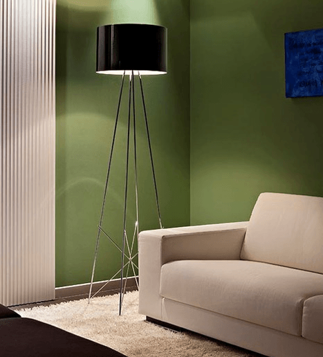 FLOS Ray F1 Small Floor Lamp - Black Metal - London Lighting - 2