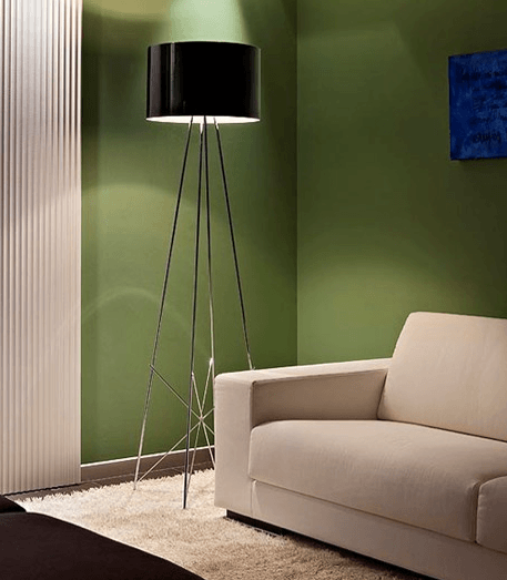 FLOS Ray F2 Large Floor Lamp - Black Metal - London Lighting - 2
