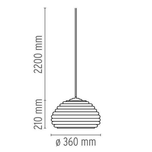 FLOS Splugen Brau Suspension - London Lighting - 2