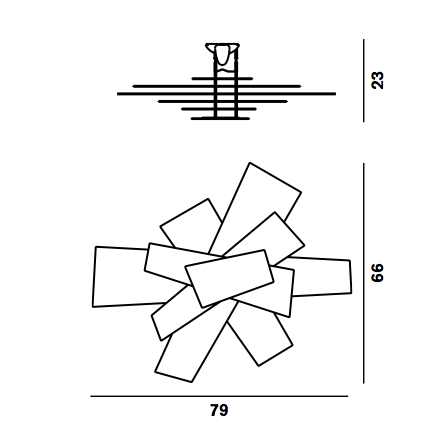 Foscarini Big Bang Wall or Ceiling White - London Lighting - 2