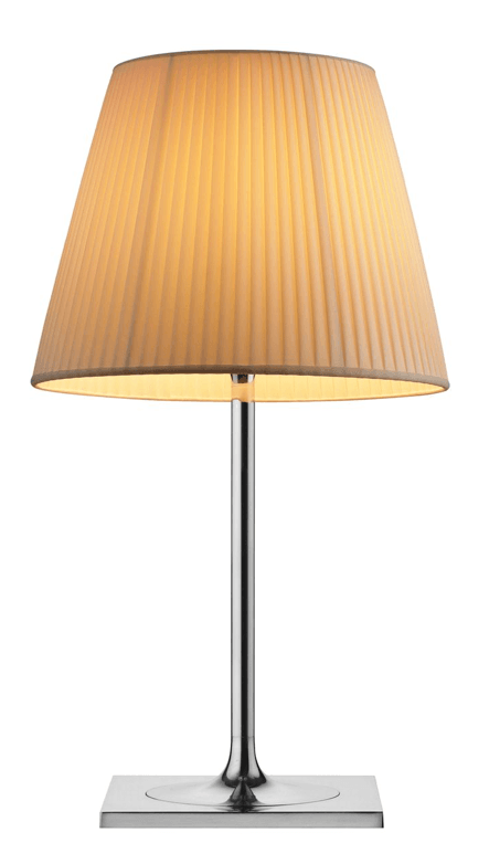 FLOS KTRIBE T2 Cream Fabric Table Lamp with Dimmer - London Lighting - 1