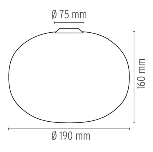 FLOS Glo Ball C/W Zero Ceiling or Wall Light - London Lighting - 2