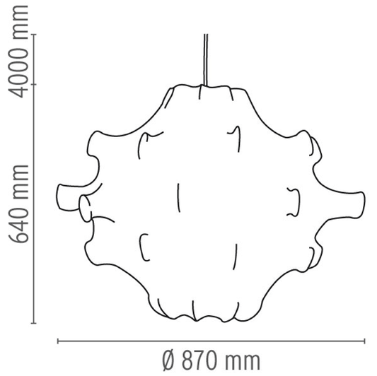 FLOS Taraxacum 2 Suspension cocoon - London Lighting - 2