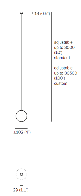 BOCCI 14.1 m Single Pendant - London Lighting - 2