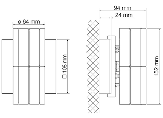 Swarovski Verve Small Crystal Wall Light - London Lighting - 2
