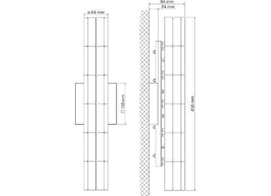 Swarovski Verve Medium Crystal Wall Light - London Lighting - 2