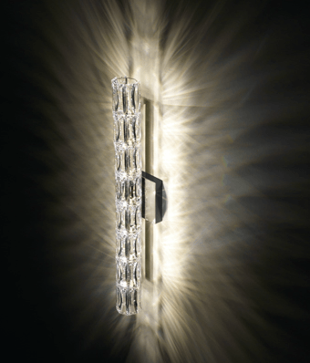 Swarovski Verve Large Crystal Wall Light - London Lighting - 1