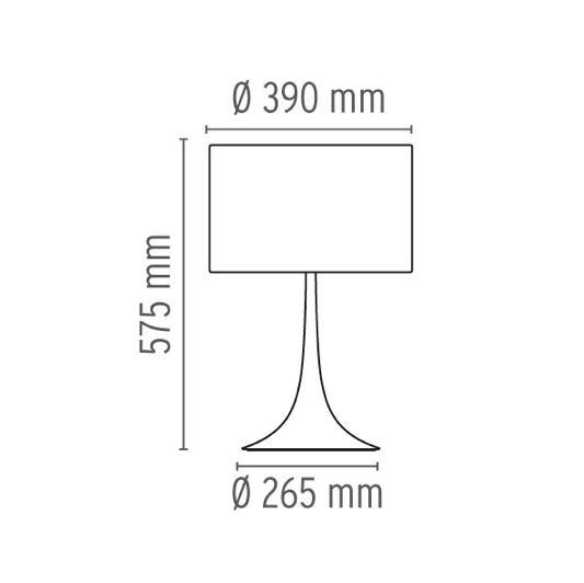 FLOS Spun Light T1 Black - London Lighting - 2