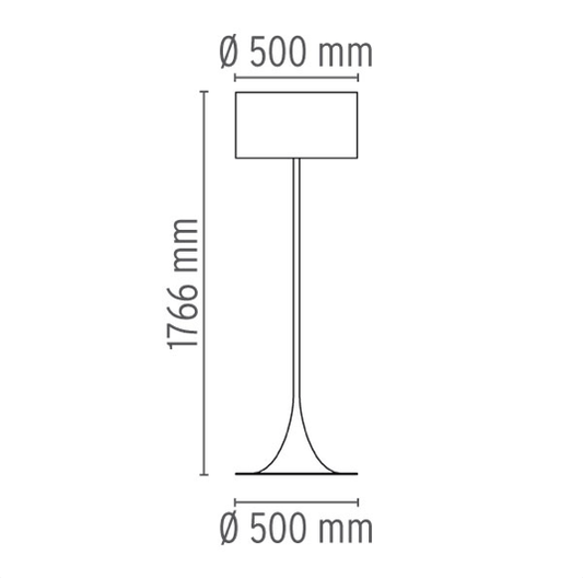 FLOS Spun Light F White - London Lighting - 2
