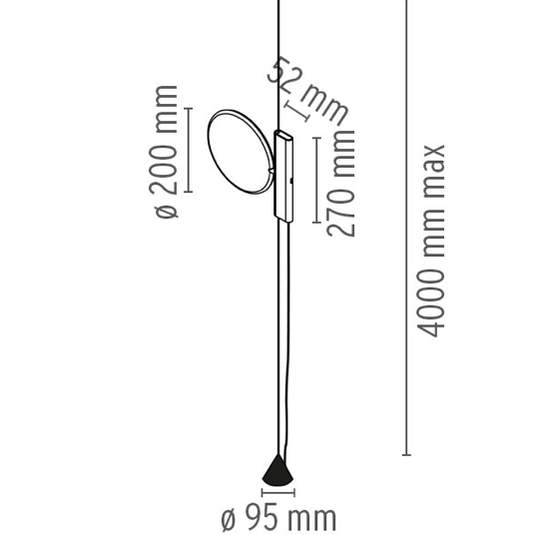 FLOS OK Suspended Light - White - London Lighting - 2