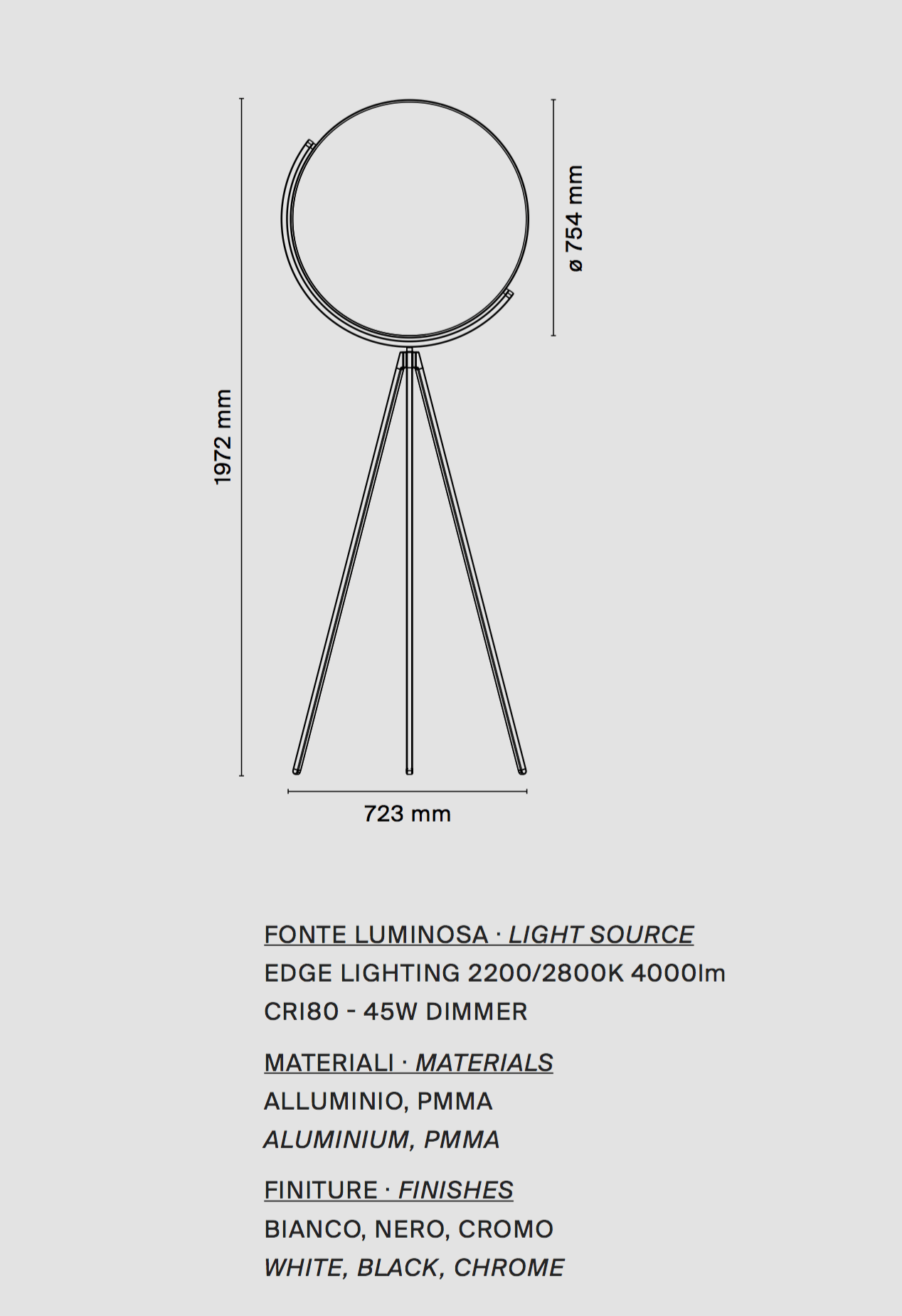 Flos Superloon Floor Lamp - London Lighting - 2