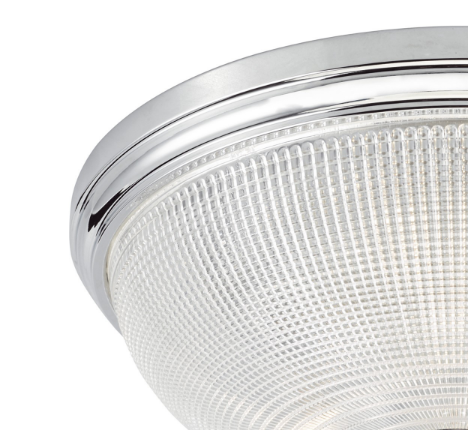 Maze Hill Polished Chrome and Glass Ceiling Light - ID 6858