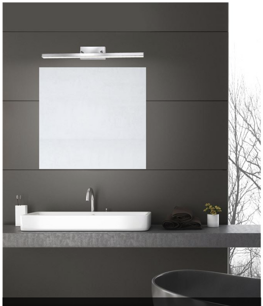 Brin 63cm Chrome Double Arm Large LED Bathroom Wall Light - ID 7129