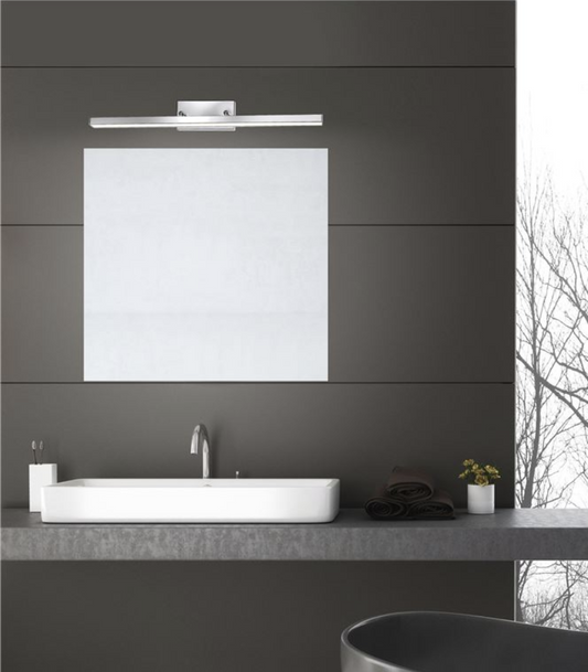 Brin 49cm Chrome Double Arm LED Bathroom Wall Light - ID 7130