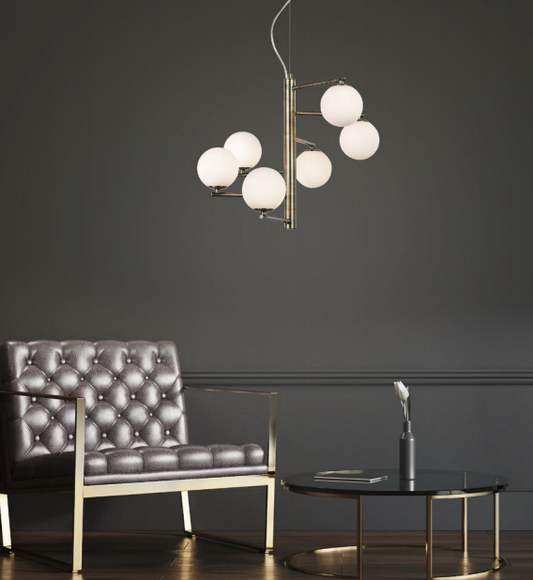 Mid Century Chandelier - ID 7694