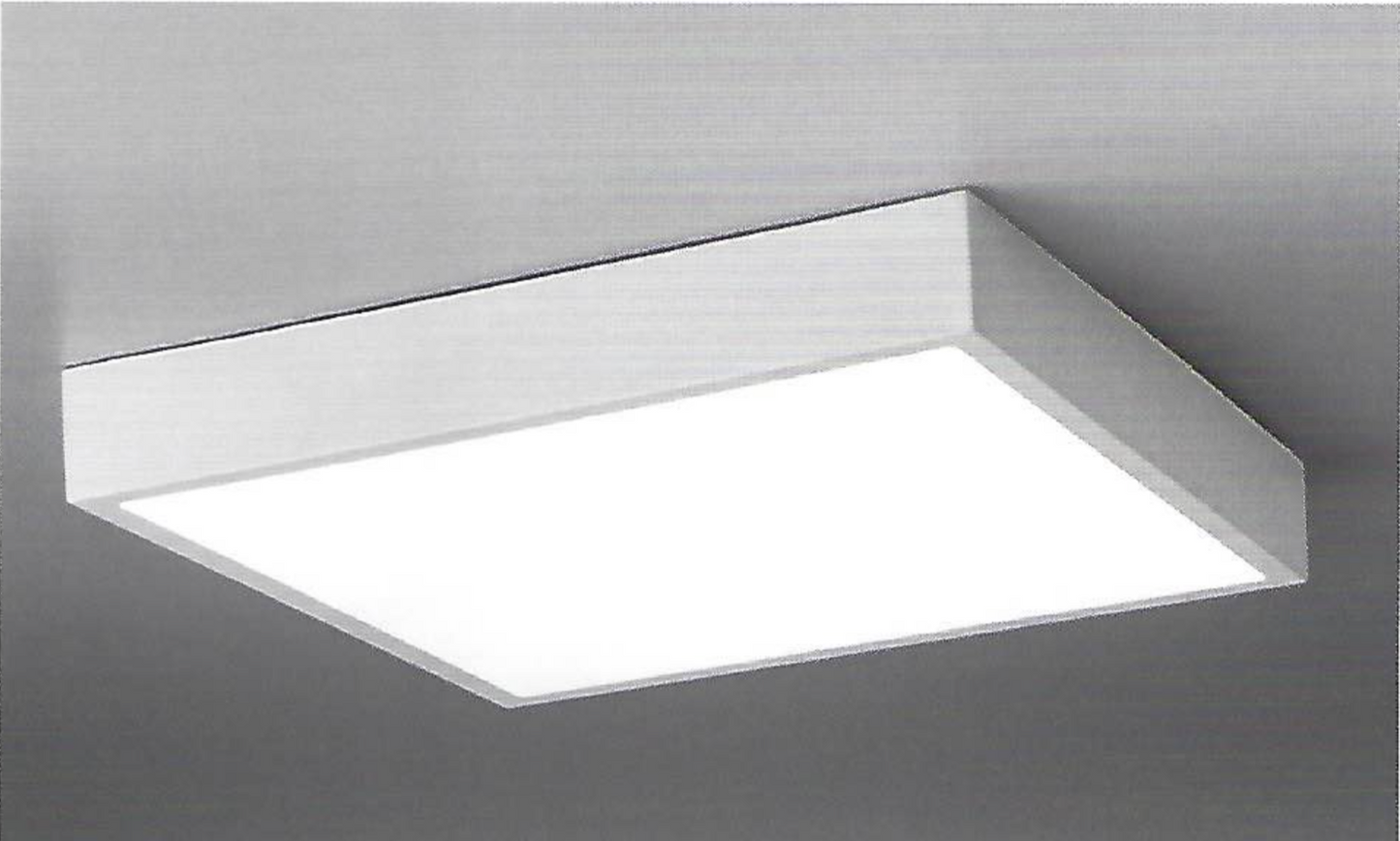 Hannay 17cm Small Square Flush LED Ceiling Light - ID 9040