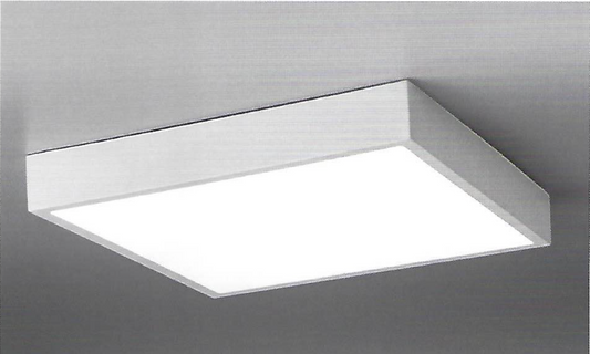 Hannay 22.5cm Medium Square Flush LED Ceiling Light - ID 7429