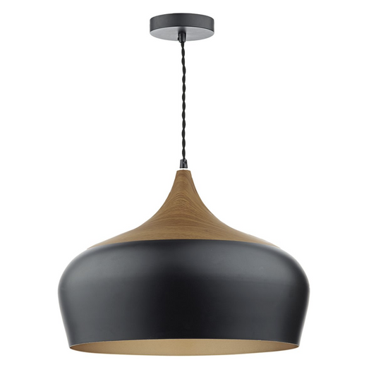 Sutton Black Large Single Pendant - ID 5944
