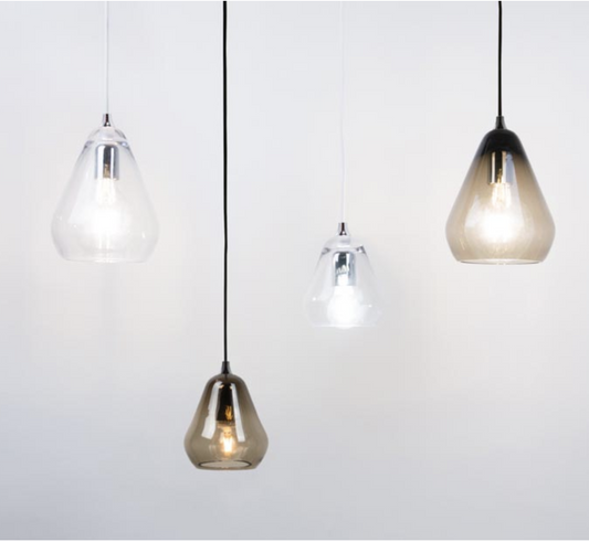 Small Conical Clear Glass Pendant - ID 6601