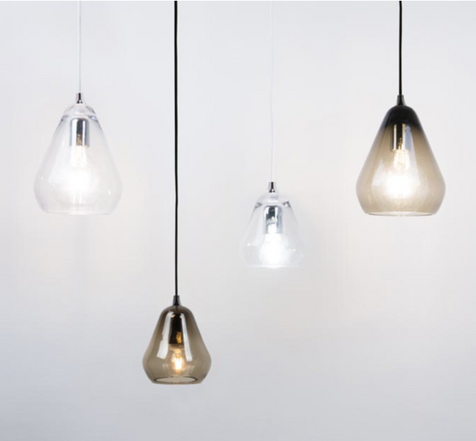 Conical Clear Glass Pendant - ID 6602