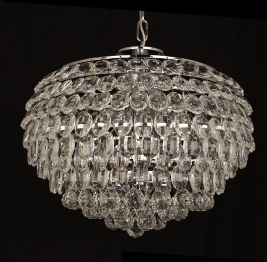 Southborough Large Layered Crystal Pendant - ID 5025