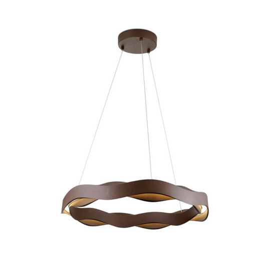 Mornington Brown Curved Ring Pendant - ID 7590