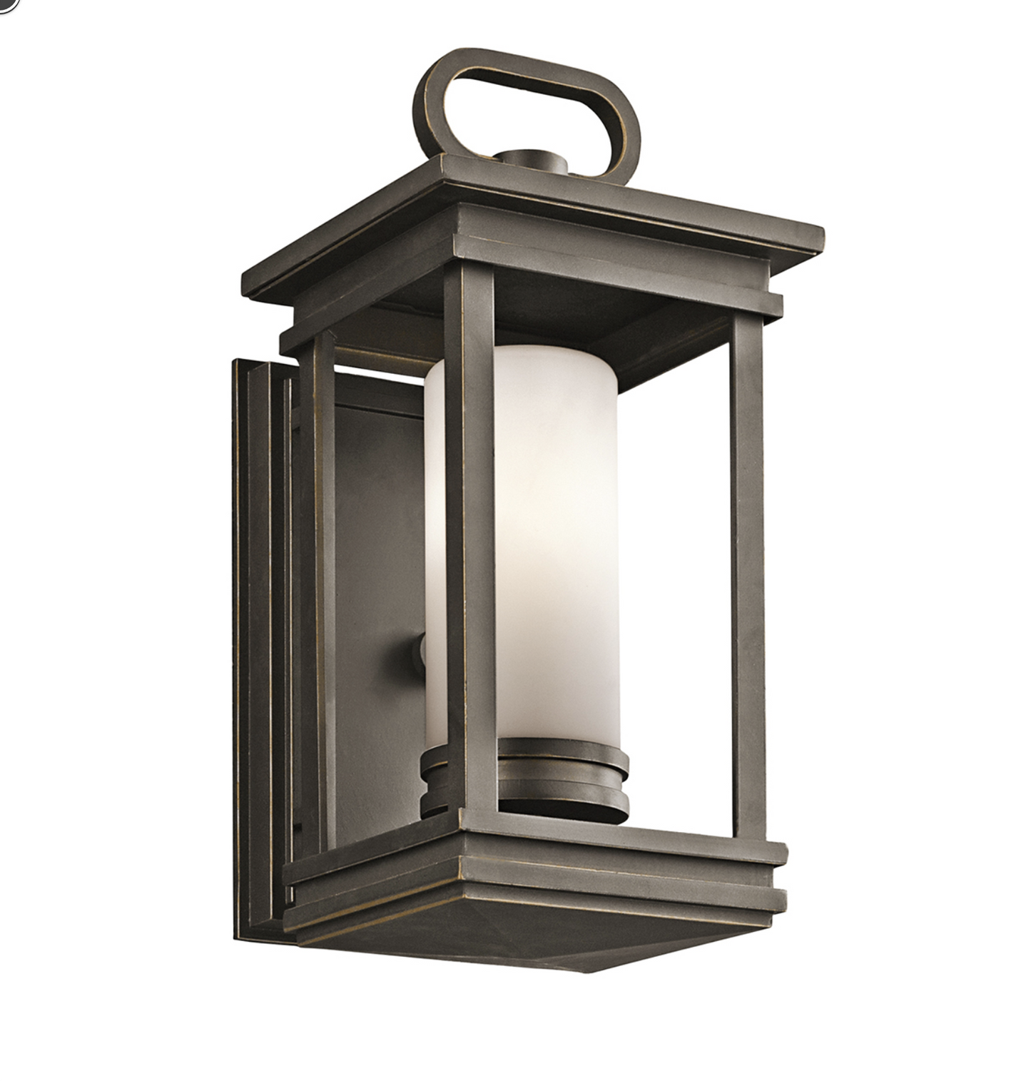 Customs House Rectangular Exterior Wall Lantern Finished In Bronze - ID 6746