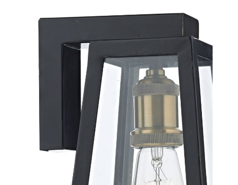 Middle Park Black Exterior Wall Light - ID 5939