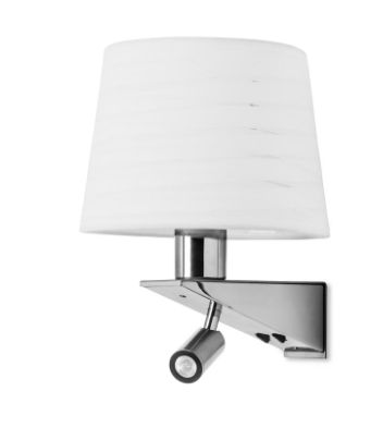 Brentwood Wall Light With LED Reading Module In Satin Nickel - ID 5274
