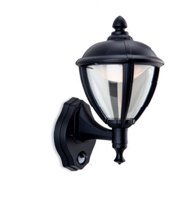 Isleworth Outdoor Uplight Wall Light With PIR - ID 8329