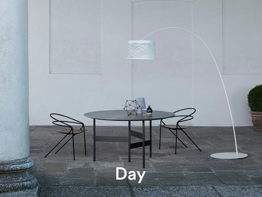 Foscarini Twiggy Grid Outdoor Arc Floor Lamp - Colour Options