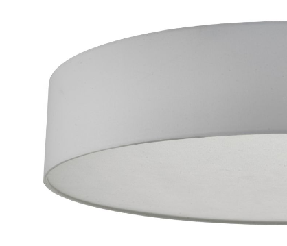 Haldane 6 Lamp Flush Ceiling Light In Ivory - 8949
