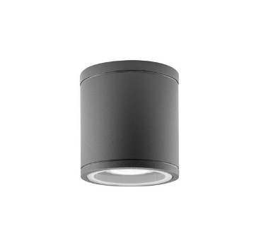 NL exterior IP54 dark grey cylindrical GU10 downlight - ID 9077