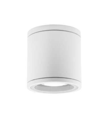 NL exterior IP54 white cylindrical GU10 downlight - ID 9078