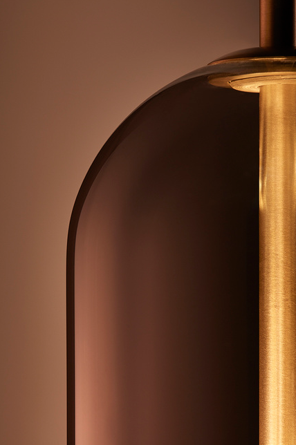 FOG Small Pendant in Frosted or Smoked Glass - ID 9939 ID 9940