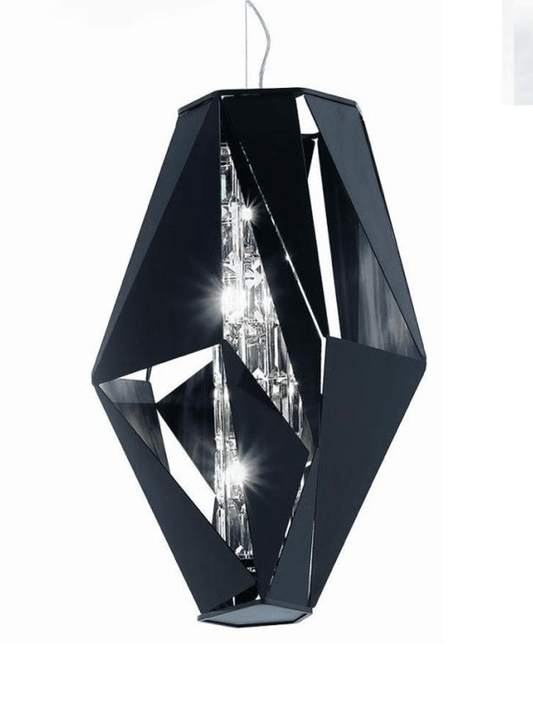 IDL Crystal Rock Suspension 4 Lamp - London Lighting - 1