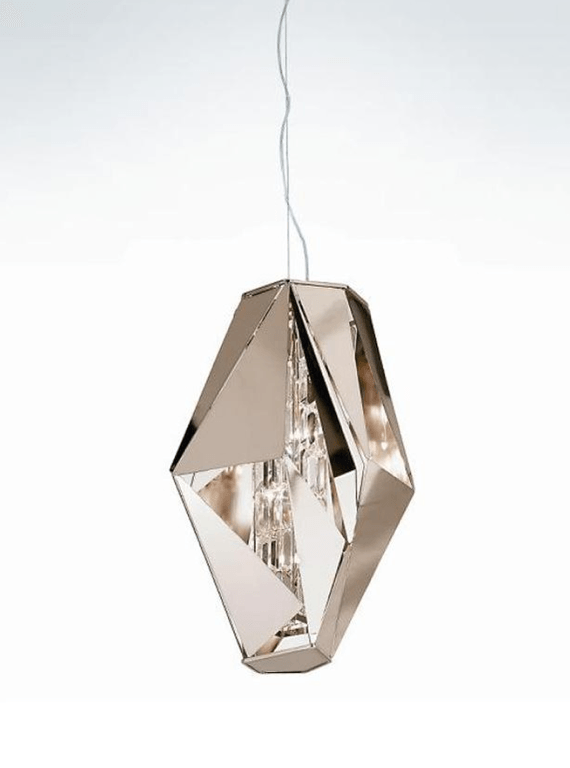 IDL Crystal Rock Suspension 3 Lamp - London Lighting - 1