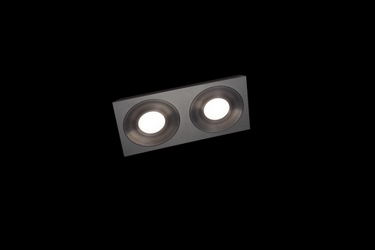 Grossmann COAX 2 Lamp Wall / Ceiling Light in Black & Grey - ID 10510 - EX-DISPLAY