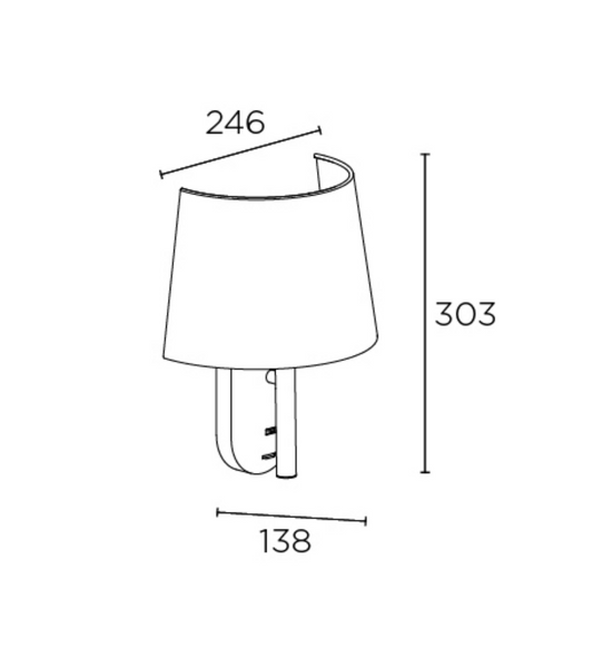 SCR Satin Nickel & White Diffuser Wall Light - ID 10750